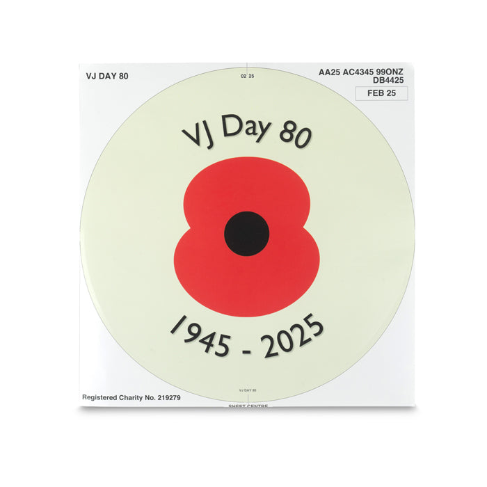 VJ Day 80 Wreath Badge