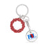 Poppy Wreath Trolley Keyring