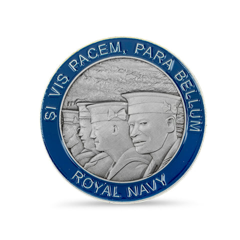 Royal British Legion Royal Navy Challenge Coin
