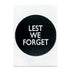 Lest We Forget Sticker Badge For Medium Wreath