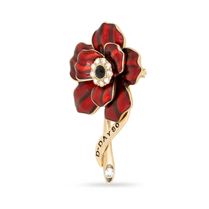 Poppy brooch hotsell