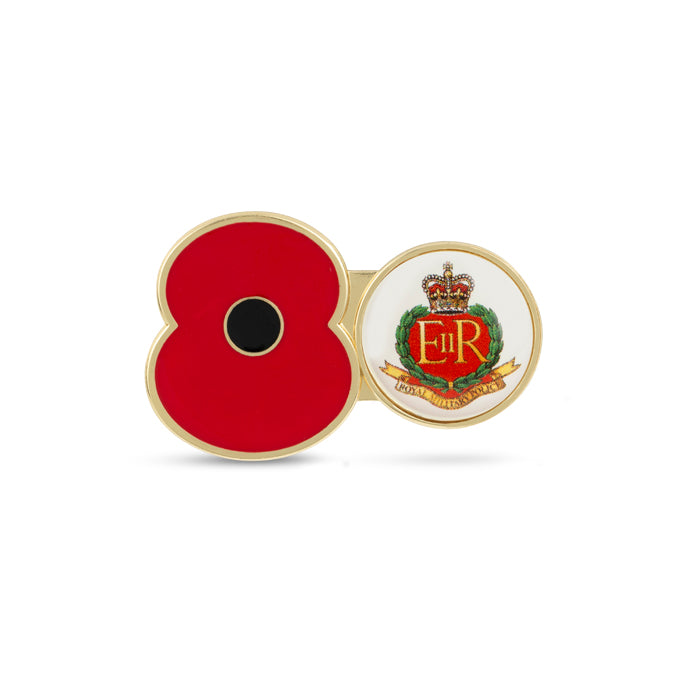 Royal Military Police Service Poppy Pin