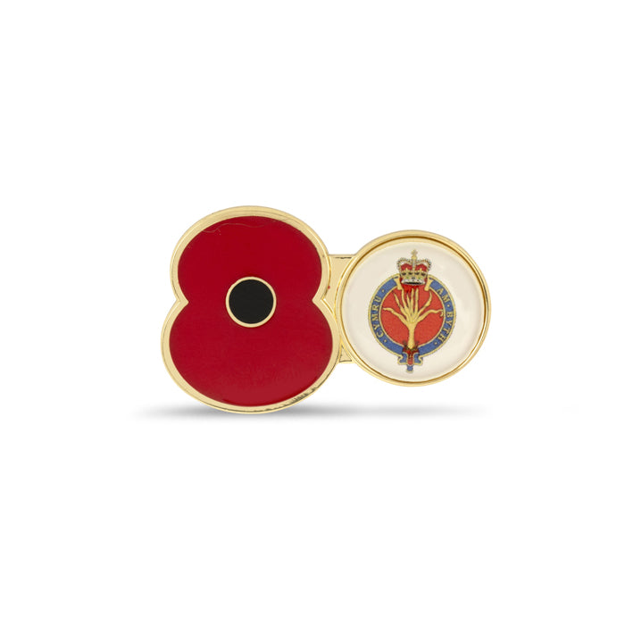Welsh Guards Service Poppy Pin