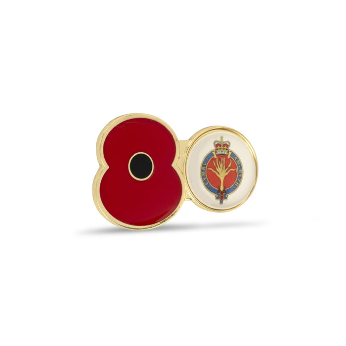 Welsh Guards Service Poppy Pin