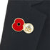 Service Poppy Pin Staffordshire Regiment