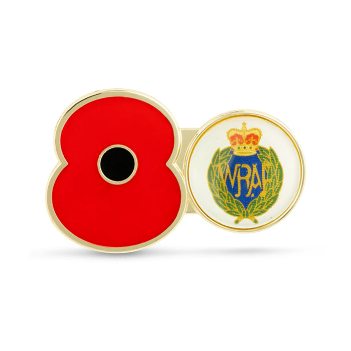 WRAF Service Poppy Pin