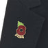 End of the Second World War 80 Years Poppy Lapel Pin
