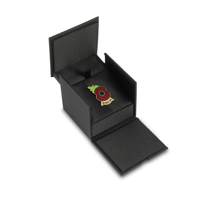 End of the Second World War 80 Years Poppy Lapel Pin