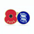 Birmingham City Poppy Football Pin 2025