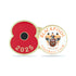 Blackpool Poppy Football Pin 2025