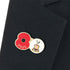 Bradford City Poppy Football Pin 2025
