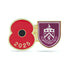 Burnley Poppy Football Pin 2025