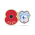 Cardiff City Poppy Football Pin 2025