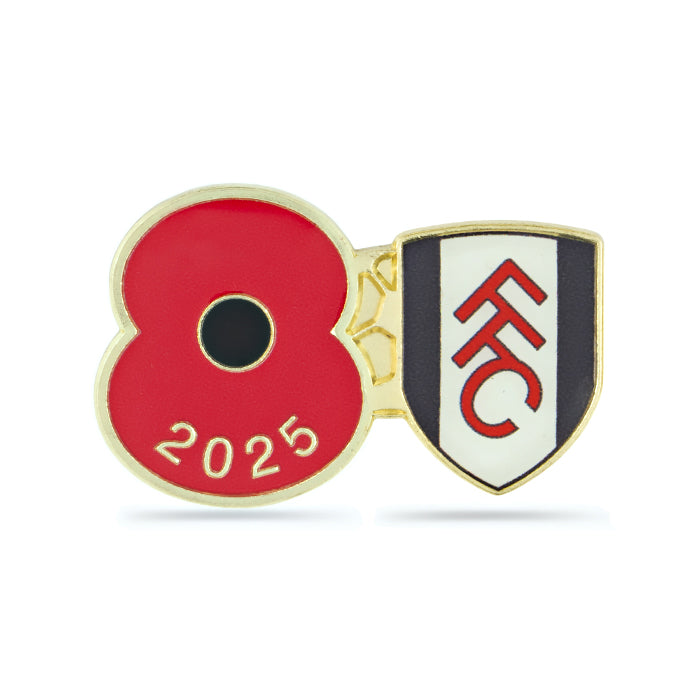 Fulham Poppy Football Pin 2025 Poppy Shop UK
