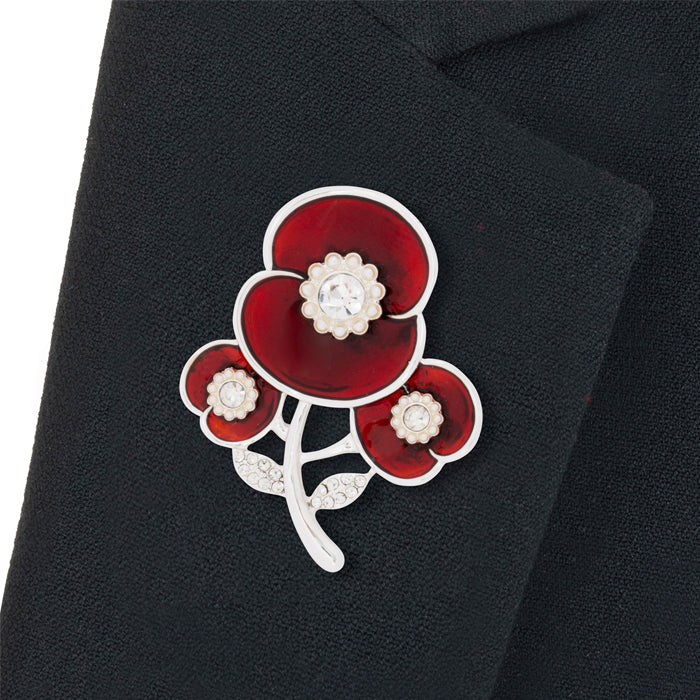 We'll Meet Again Poppy Brooch