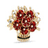 Elizabeth Poppy Basket Brooch