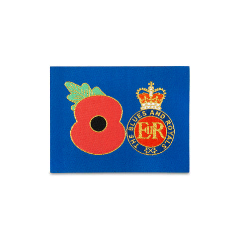 Blues and Royals Poppy Service Patch