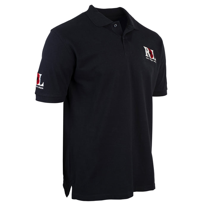 Royal British Legion Navy Blue Polo Shirt Poppy Shop UK