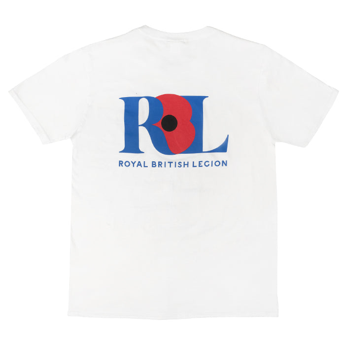 Royal British Legion White Logo T-Shirt