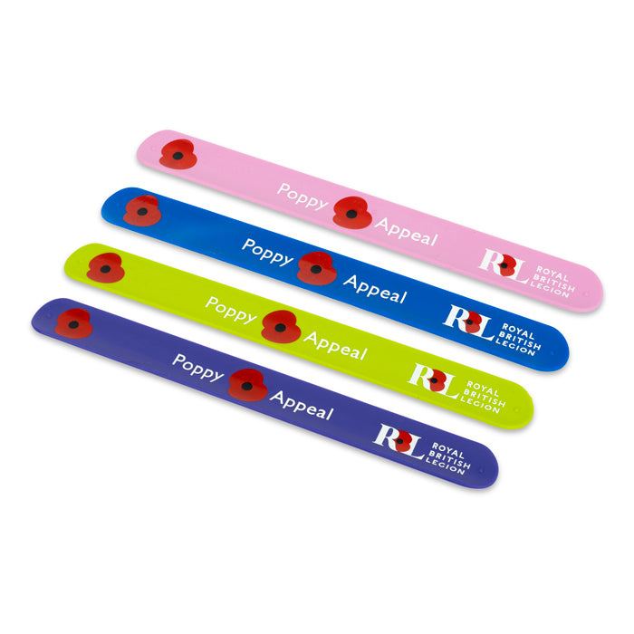 Poppy Appeal Snap Bands - Pack of 4