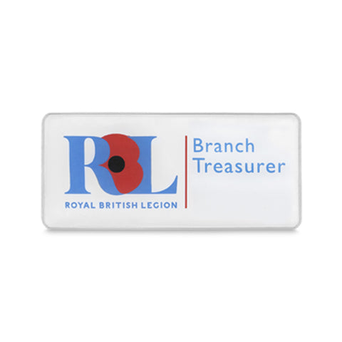 Members RBL Branch Treasurer Badge