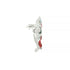 Raised Poppy and Leaf Glitter Brooch