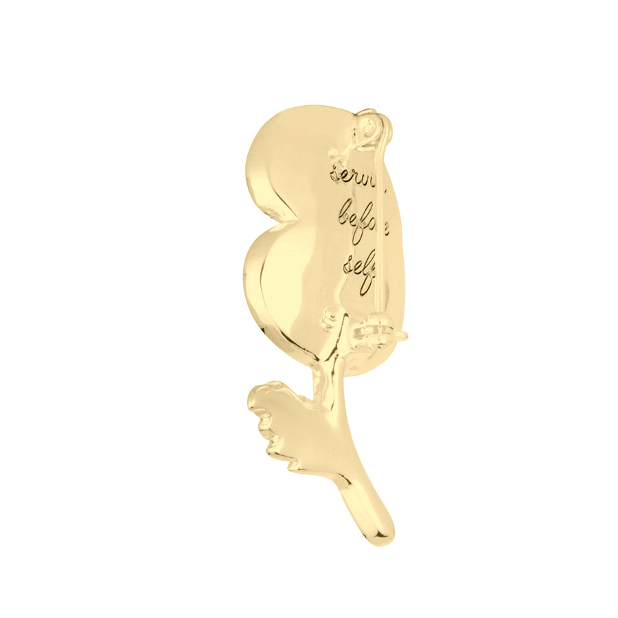 Service Before Self Poppy Brooch