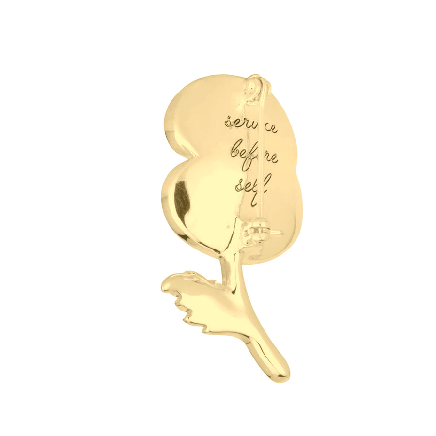 Service Before Self Poppy Brooch