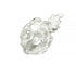 Raised Poppy and Leaf Glitter Brooch