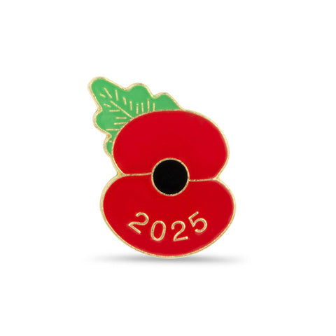 2025 Dated Poppy Lapel Pin - £5
