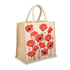 Medium Poppy Garden Jute Bag