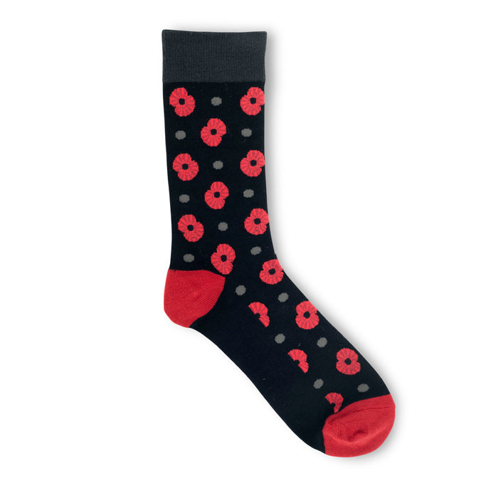 Poppy Stripe Bamboo Sock - Pack of 3