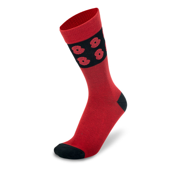 Poppy Stripe Bamboo Sock - Pack of 3