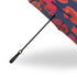 Flowing Poppies Navy Golf Umbrella