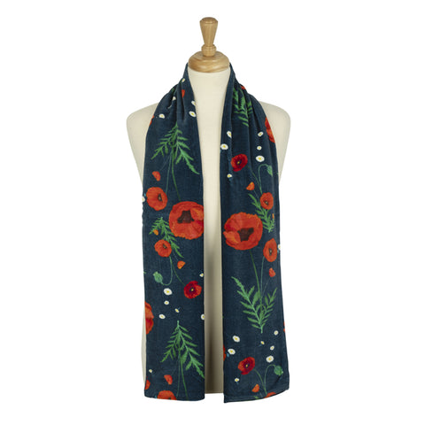 Velvet Poppy Lea Double Sided Scarf