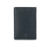 Blue Leather Card Holder with Debossed Poppy