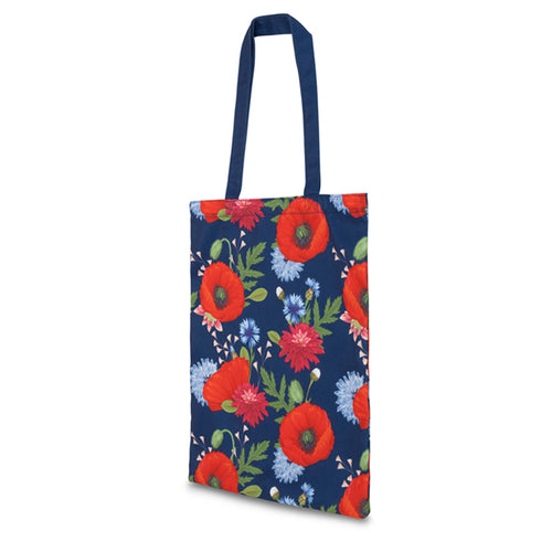 Vibrant Poppy Bloom rPET Tote Bag