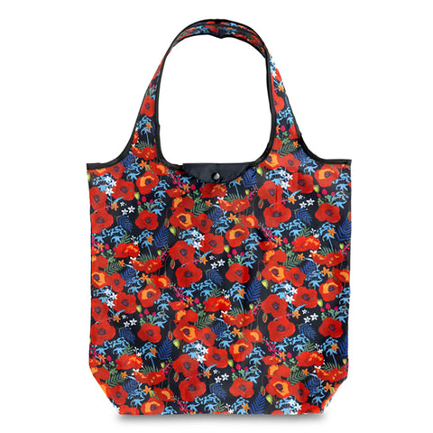 Poppy Fern rPET Foldaway Bag