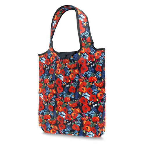 Poppy Fern rPET Foldaway Bag