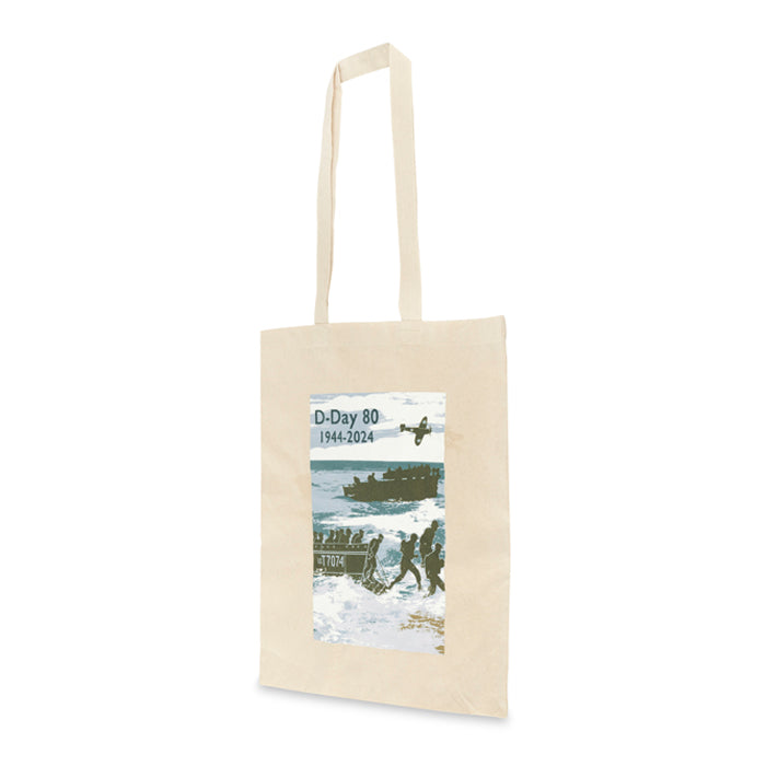 D-Day 80 Cotton Tote Bag