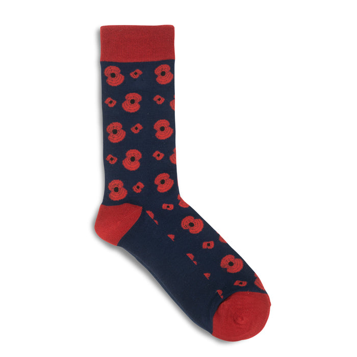 Multi Poppy Bamboo Socks