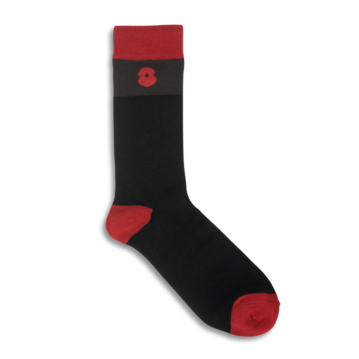 Poppy & Stripes Bamboo Socks - Pack of 3