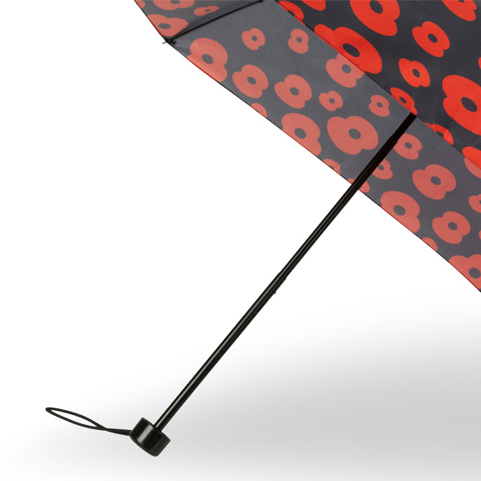 Falling Poppies rPET Compact Umbrella