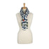 Nautical Stripe and Poppy Scarf