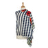 Nautical Stripe and Poppy Scarf