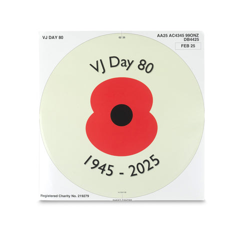 VJ Day 80 Wreath Badge