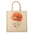 Single Poppy Medium Juco Bag