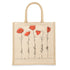 We Will Remember Them Medium Poppy Juco Bag