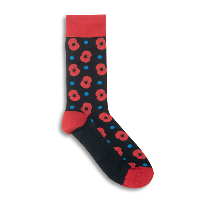 Multi Poppy & Spot Bamboo Socks
