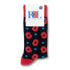 Multi Poppy & Spot Bamboo Socks